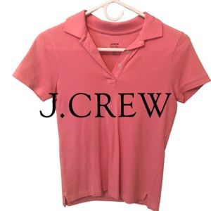 ⚓️ J.Crew Pink Anchor Polo